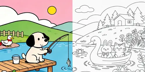 Image to Coloring Page
